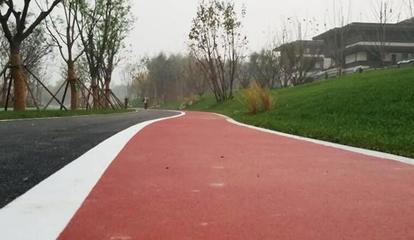 彩色透水健身步道,找北京美邦,給你一個滿意的作品